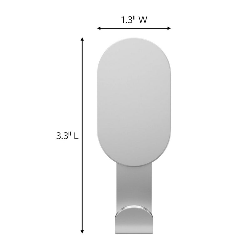 3M CLAW 15 lb. 2 Drywall Silver Hooks & 2 Extra Picture Hangers, Heavyweight Hanging Solution for Backpacks, Jackets, Pictures and Room Decor, Cute Wall Hooks - 4 Pack 15 lb.