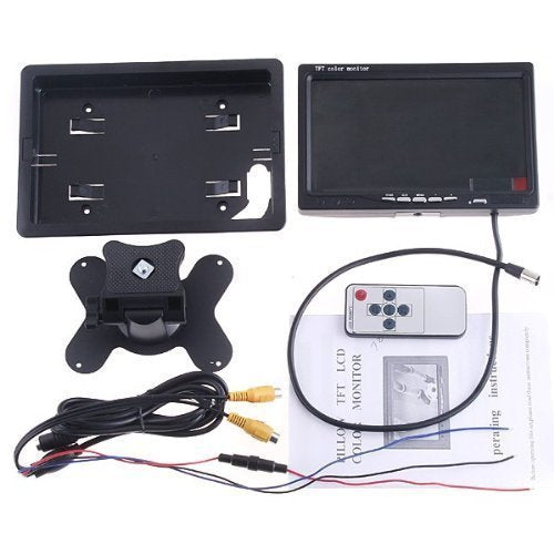 [Australia - AusPower] - 7 inch High Resolution 800 * 480 TFT Color LCD Car Rear View Camera Monitor Support Rotating The Screen and 2 AV Inputs 