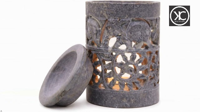 Marble Soapstone Candle Tea Light Holder