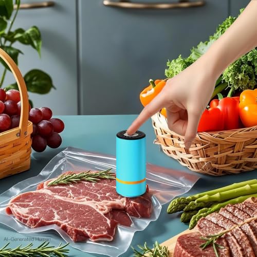 MEGAWISE Reusable Sous Vide Bags, BPA-Free Cooking Bags for Meal Prep 10*11in bags 45pcs white
