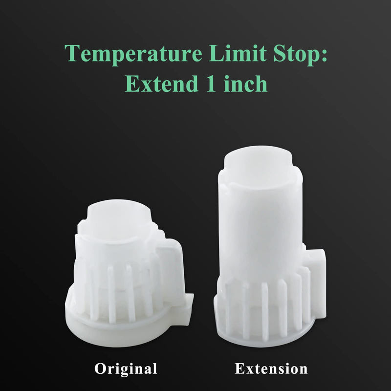 96945 Handle Extension Kit Replacement, Compatible with Moen Posi-Temp Single Handle Tub and Shower Faucet, Chrome 1