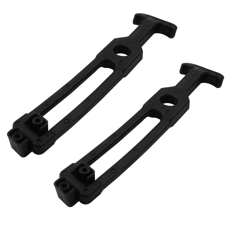 [Australia - AusPower] - 2 PCS 7.78" Rubber Flexible Draw Latch Cooler Latches Replacement T-Handle Hasp Hood Catch Vehicle Engine Hood, Tool Box, Golf Cart, Engineering Machine Hood, Farm Machinery 7.78" 