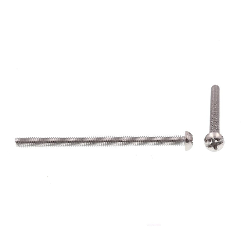 Prime-Line 9003968 Machine Screw, Round Head, Slotted/Phillips Combo, #8-32 X 2-1/2 in, Grade 18-8 Stainless Steel, Pack of 20 20 Pack