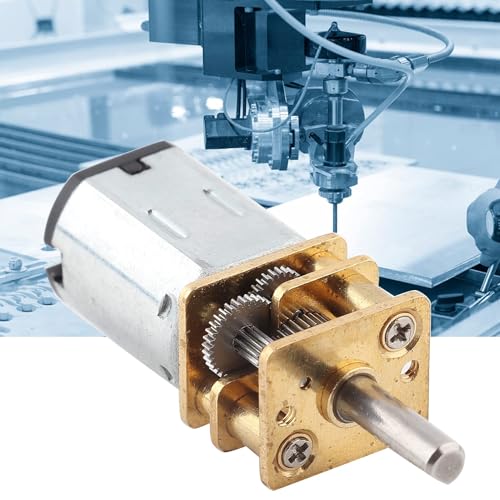 Gear Motor DC 3V with Metal Gearbox - Low Noise Design, High Quality and Robust, Reliable for Versatile Applications, 15-1000 rpm