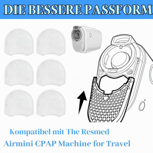 CPAP Filter Compatible with ResMed AirMini Pack of 20 for Travel and Home Use