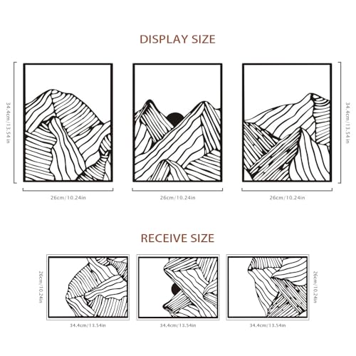 12PCS Minimalism Wall Decals Line Groups Stripe Art Stickers for Bedroom Livingroom Home Bathroom