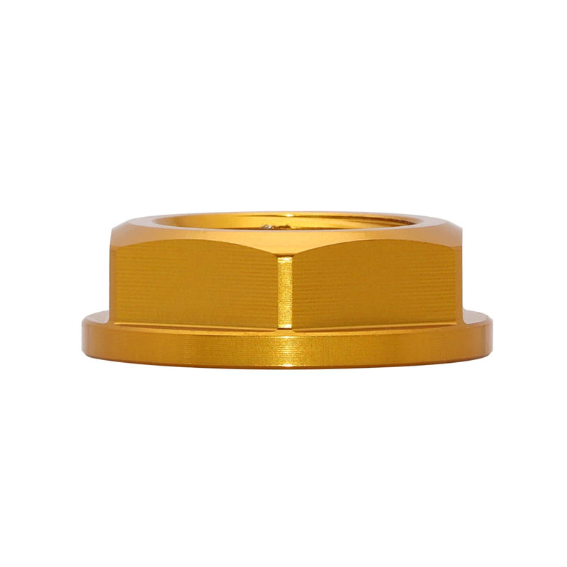 [Australia - AusPower] - M18 Front Wheel Axle Lock Nut Bolt Accessories for Yamaha YZ250F YZ250FX Kawasaki KX125 KX250 Suzuki RM-Z250 DR-Z400E 2000-2021(Gold)… gold 