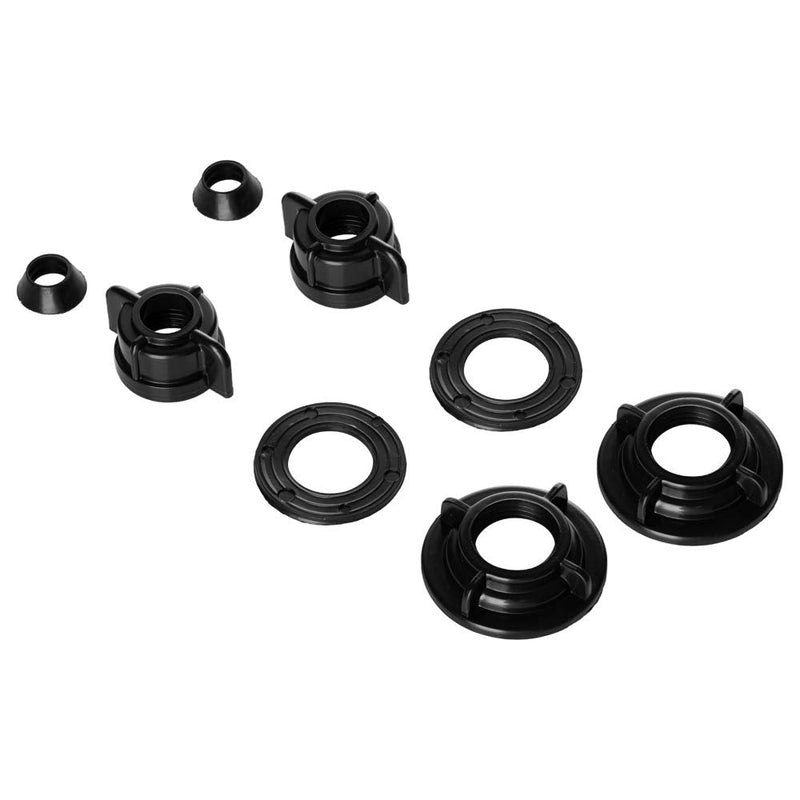 Dura Faucet DF-PK330HLH-MB RV Swivel J-Spout Kitchen Faucet (Matte Black) | RV swivel j-spout kitchen sink faucet for camper and trailer galleys. Matte Black finish.