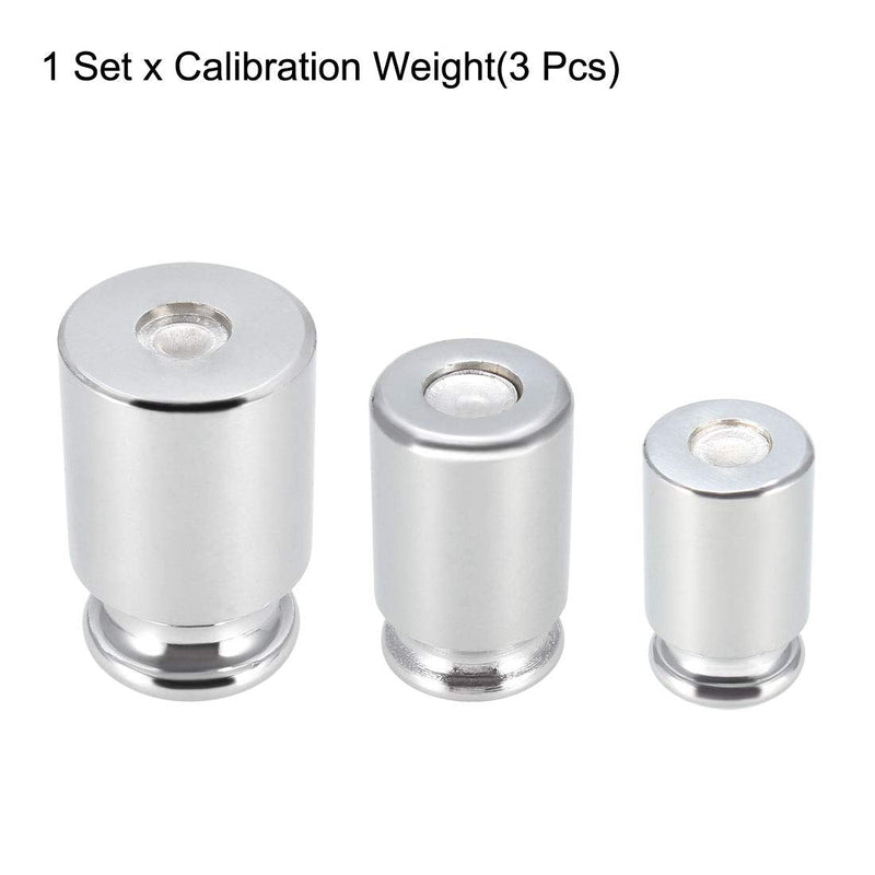 sourcing map Gram Calibration Weight Set for Digital Scales 20g 50g 100g M1 Precision Chrome Steel | For digital scales, M1 Precision