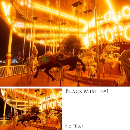 Kenko Diffusion Effect Filter Black Mist No.1 N φ72mm, Soft Effect, for That Perfect Cinematic Scene, Made in Japan, 449929 72mm