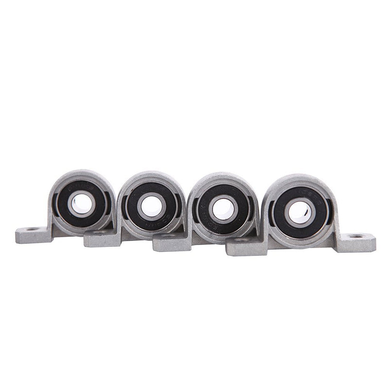 [Australia - AusPower] - Eowpower 4Pcs 8mm Bore Diameter Ball Mounted Pillow Block Insert Bearing 