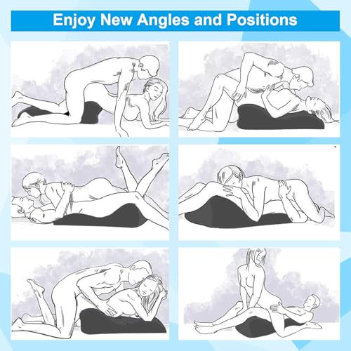 Ergonomic Intimacy Pillow for Couples, Position Pillows for Back Support