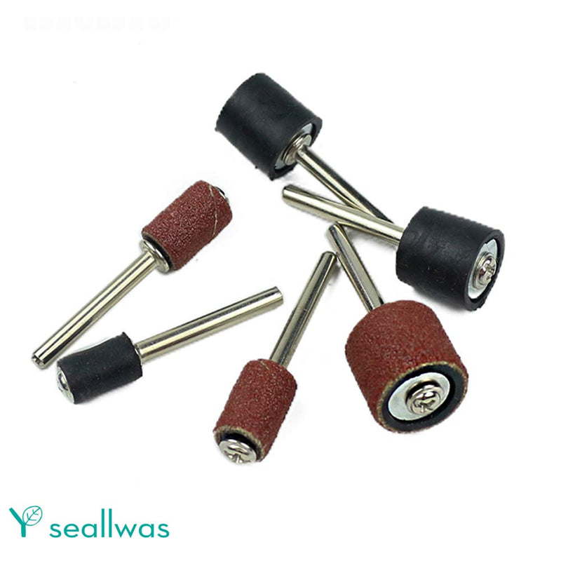 [Australia - AusPower] - Yesallwas 186pcs Sanding Rings Polisher Supplies Sand Circle Tool Grinding Head for Rotary Tools #80#120#240 