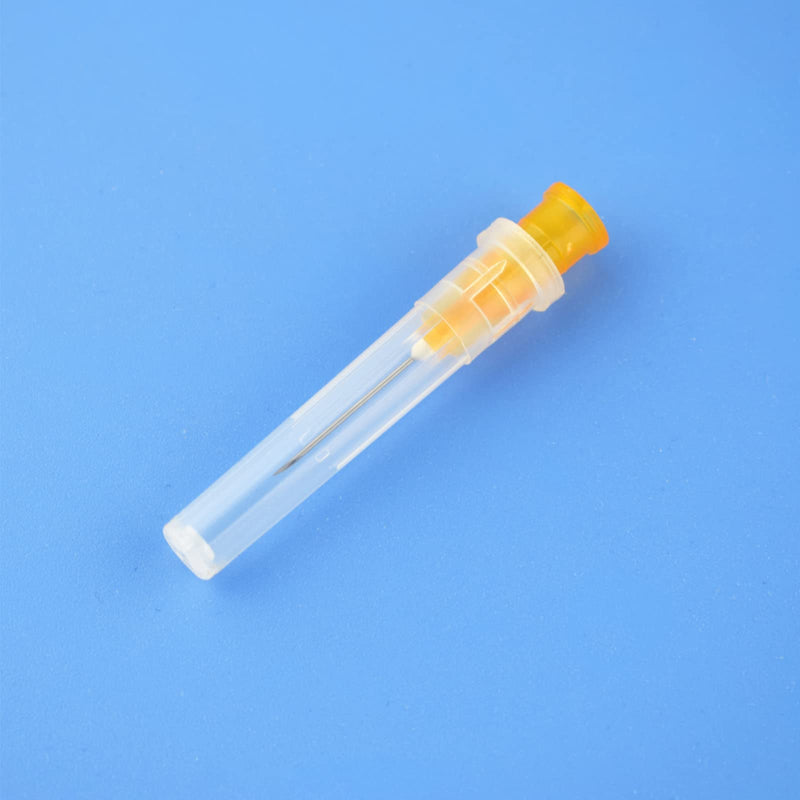 [Australia - AusPower] - 100Pack 25 Gauge 0.5 Inch Disposable Luer Lock Accessories, Individually Wrapped 25 G-0.5-13mm 100 