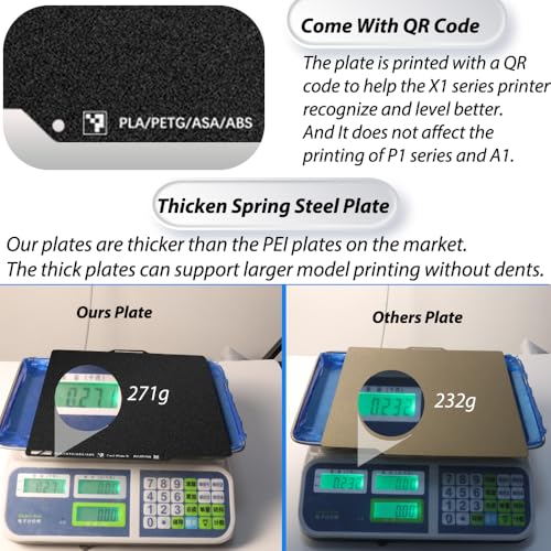 2025 launches new power-saving PEI cool plate, 257x257mm texture heatingbed low temperature printing Pla plate for Bambu lab X1/A1/P1S/X1C/X1E/P1P 3D printer