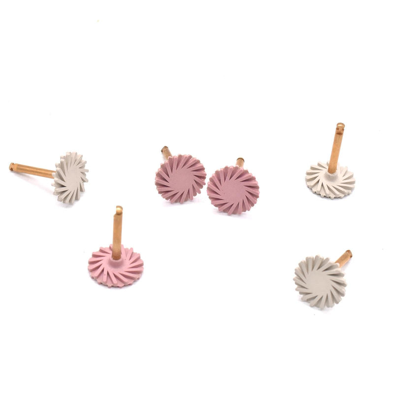 [Australia - AusPower] - Dental Composite Resin Polishing P2 Disc Polisher Wheels Diamond 2-Step Polishing System 14mm Wheel Kit Spiral P2 1.0 