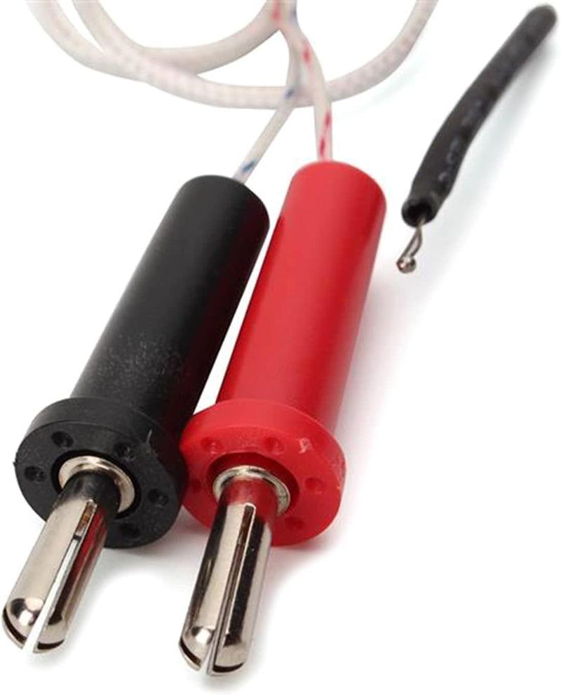 [Australia - AusPower] - Handheld K Type Surface Thermocouple Temperature Sensor 100cm Wire Banana-Type Plug Probe Measurement Range -50°C -350°C K Type Thermocouple Probe Temperature Probes and Sensors 