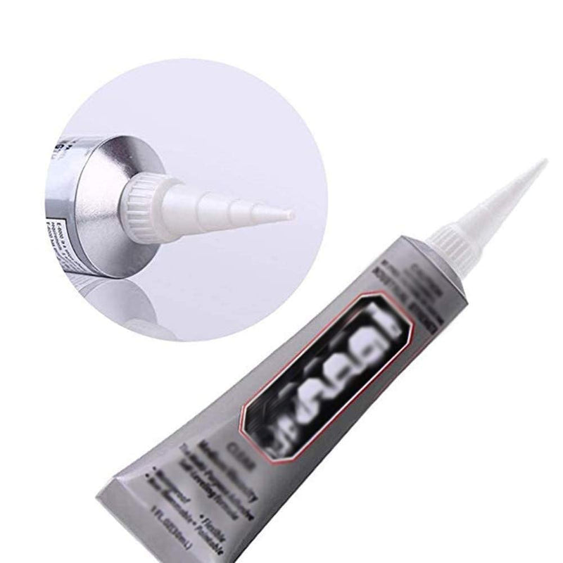 [Australia - AusPower] - 60 Pieces Snip Tip Applicator Cap Replacement for 3.7 Ounce E6000 Adhesive Tube 