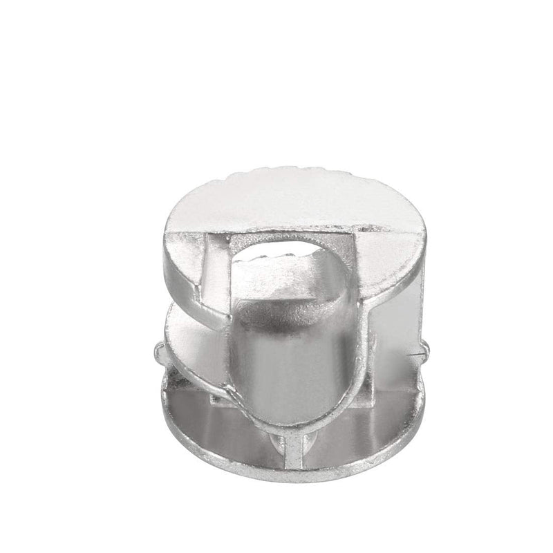 [Australia - AusPower] - uxcell 10 Pcs Furniture Cam Lock Nut Connectors Fittings 15x12mm for Cabinet Drawer Wardrobe Panel Connecting 