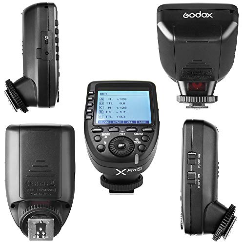 GODOX Xpro-F TTL Flash Trigger Transmitter 1/8000s High Speed Sync TTL Autoflash Built-in Godox X System with LCD Screen for Fuji Fujifilm Camera (XPRO-F)