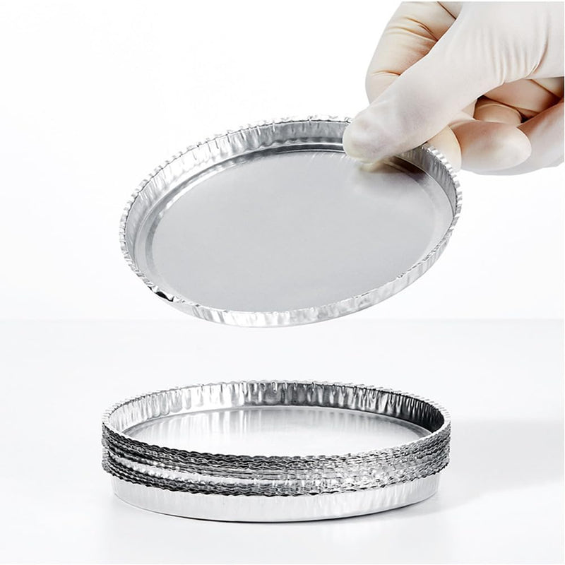 [Australia - AusPower] - 50 Pack Reusable Aluminum Sample Pan for Moisture Analyzers - 103x8mm(4x0.31 inches) Aluminum Foil Weighing Dish for Laboratory Moisture Balances, 58ml 58ml(4x0.31 inches) 