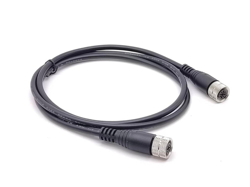 [Australia - AusPower] - M12 Connector 5 Pin A-Code Female to Female Double Ended Cable 1M/3.3ft 5 Pin A-Code Female to Female 1M/3.3ft 