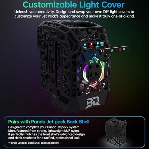 BIQU Panda Jet Pack V2.0 Suitable for Bambu-Lab P1P/P1S/X1C/X1E 3D Printer Black