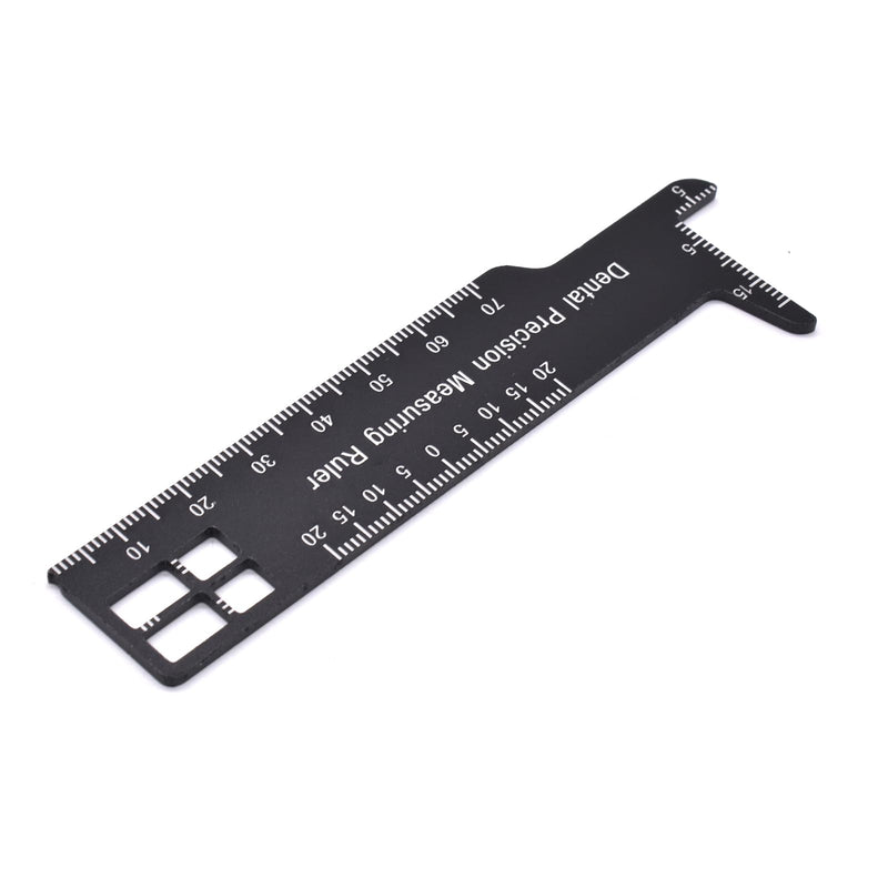 Angzhili 1 Piece Dental Precision Measuring Ruler,Span Measure,Dental Measuring Scale Tools