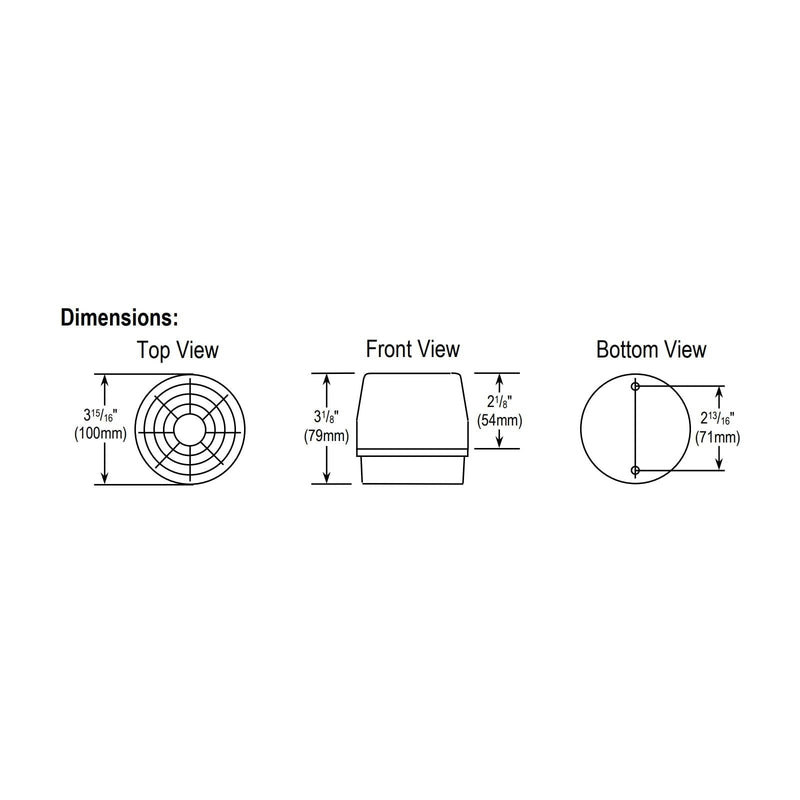 [Australia - AusPower] - Seco-Larm SL-1301-SAQ/G Enforcer LED Strobe Light with Built-In 100dB Programmable Siren, Green, Operating life over 50,000 hours (over 5.7 years), Simple 2-wire installation, Weather resistant 