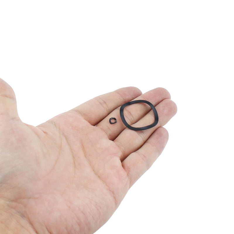 [Australia - AusPower] - 250PCS 65 MN Steel Triple Wave Washer Set Carbon Steel Compression Wave Wrinkle Spring Washer Kit Wave Spring Washer M3 to M25 Kit for Shock Absorber and Transmission and Circuit Connection 
