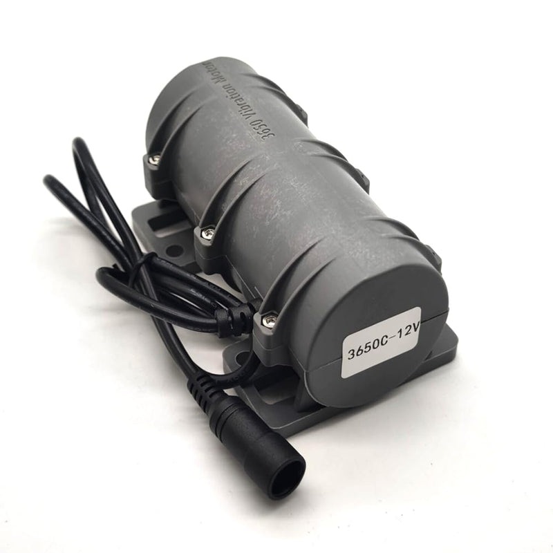 [Australia - AusPower] - 12V DC Motor 3800rpm Strong vibration Industry Mini Vibration Motor with Sturdy Plastic Shell Rotary Speed Vibrating Motor for Massage Bed Chair Medical Instruments (12V Motor+Power) 12V Motor+Power 