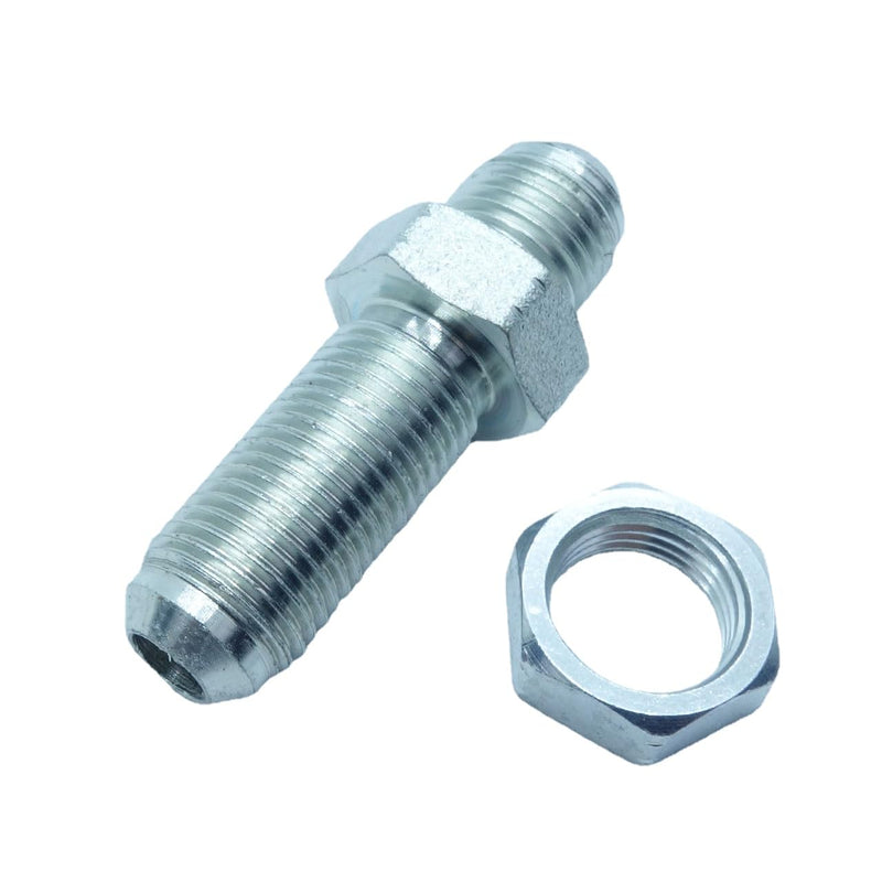 [Australia - AusPower] - 1 Piece 3/8#6 JIC 37° Male Flare to #6 3/8 JIC 37° Flare Bulkhead Union Adapter Straight Hydraulic Steel Fitting Connector 3/8 JIC x 3/8 JIC 1 