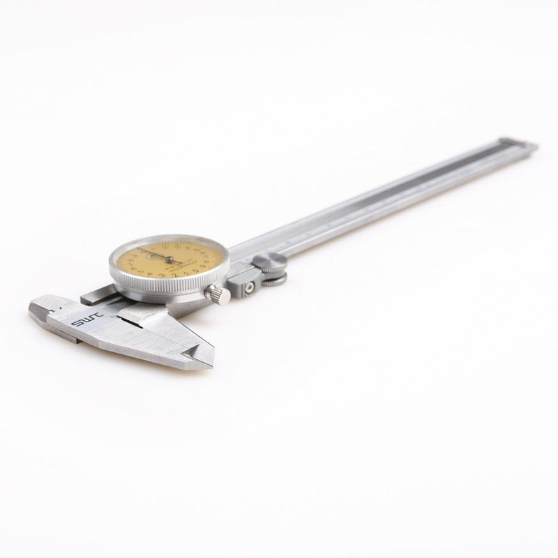 [Australia - AusPower] - ATOPLEE Dial Caliper Measuring Tool Stanless Steel 6-inch Shook-Proof Dial Caliper,0.001" Accuracy (Metric Measurement) 