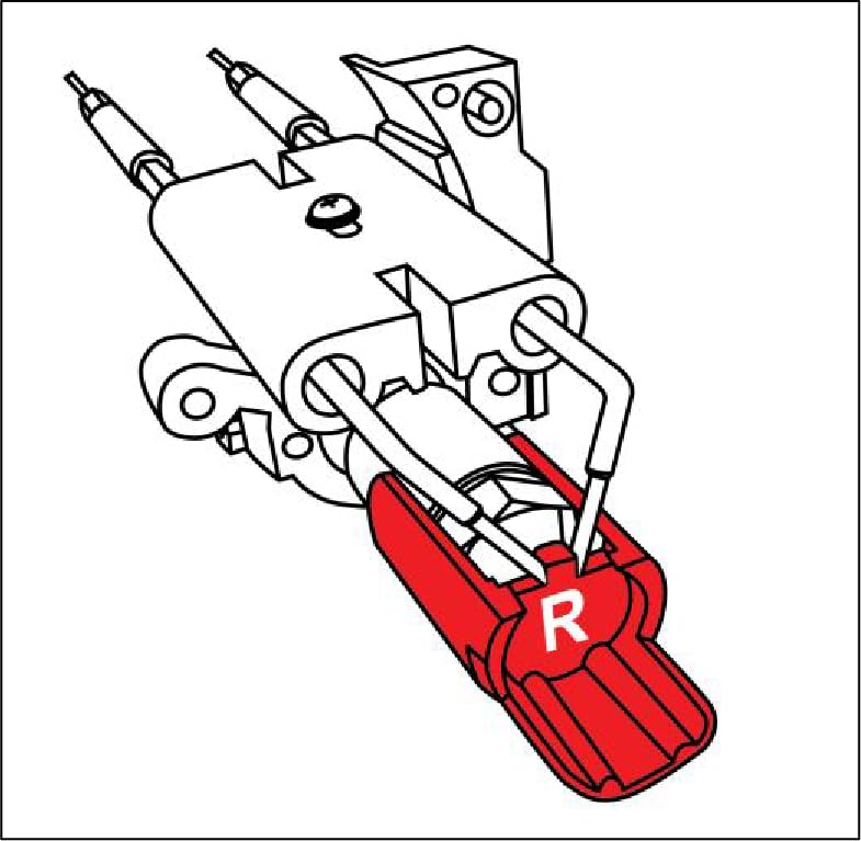 [Australia - AusPower] - Red R Gauge, Yellow Y Gauge, and Purple P Gauge for Electrode Setting on Riello and Carlin Oil Burners 