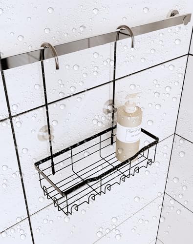 Slizy Hanging Shower Rack, Black