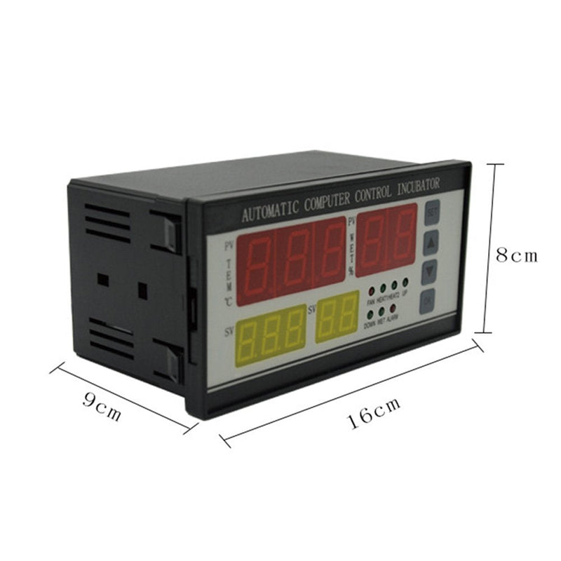 [Australia - AusPower] - XM-18 Egg Incubator Temperature Controller Thermostat Full Automatic Control System Egg Incubator Machine with Temperature Humidity Sensor Probe (220V) 220v 