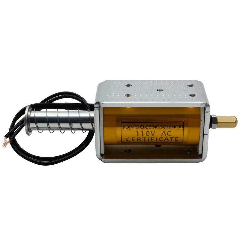 [Australia - AusPower] - AC110V Push Pull Solenoid, Electric Lifting Magnet, Lifting Electromagnet,35mm Solenoid Valves Electromagnet Actuator, for DIY Projects and Automation(Wiring Connecting) Wiring Connecting AC110V 