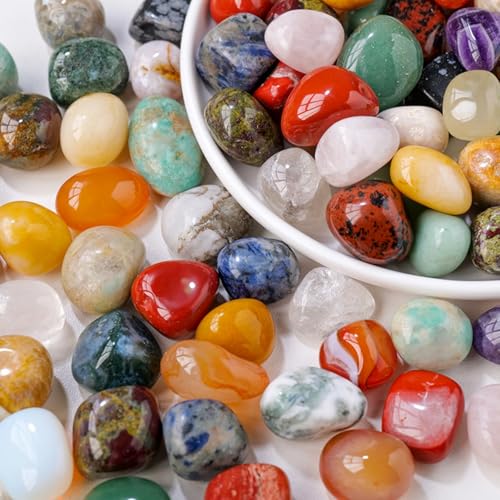 Green Aventurine Tumbled Polished Stones, 1.25-2.0" Large Reiki Healing Crystal Stones, Natural Gemstones for Meditation, Reiki, Chakra, Home Decor Green Aventurine