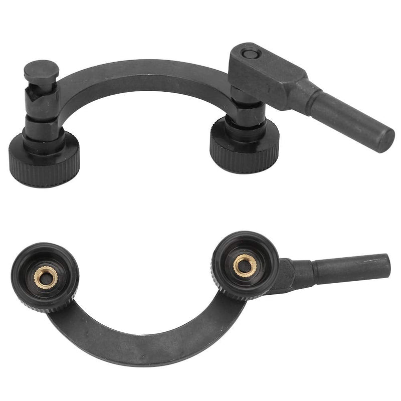 [Australia - AusPower] - Holder for Digital Dial Indicator, Adjustable Universal Dial Indicator Holder, Semicircular Combination Test Dial Indicator Holder 8 mm Dial Gauge Support Stand for Measuring Work 