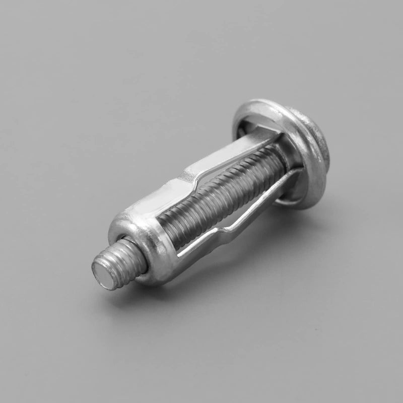 [Australia - AusPower] - The Lord of the Tools 50PCS Jack Nuts Petal Nuts Expansion Nut Thin Fixings Dowels with Screws Assembly for Hollow Wall Iron Skin Hollow Panels 5mm Thin Soft Wall M4x25 