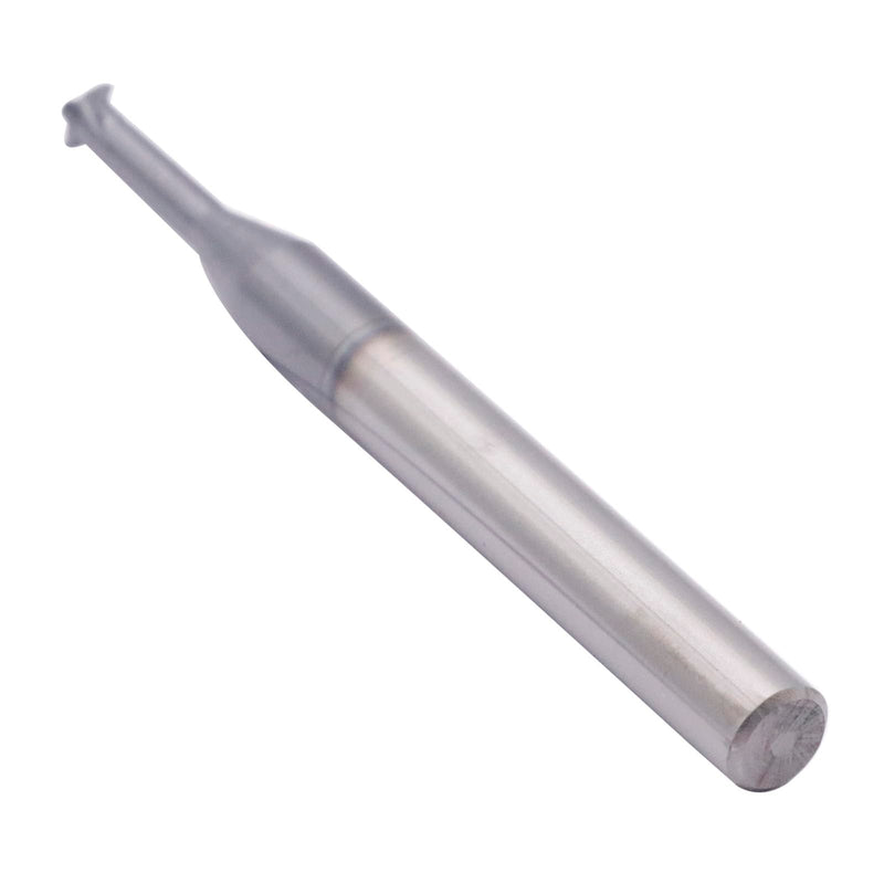 [Australia - AusPower] - 1/4" 20-56 TPI Single Pitch Solid Carbide Thread end Mill - AlTiN Coated, 4 Flute- .180" Cutting Diameter, Necked to Thread .500 Deep, 1/4" Shank Diameter, 2-1/2" Overall Length 