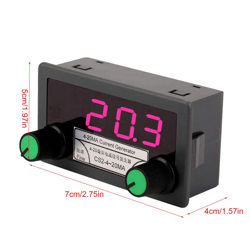 [Australia - AusPower] - 4-20mA Current Signal Generator High-Brightness Digital Tube DisplayDigital Analog Coarse/Fine Tuning Constant Current Output 