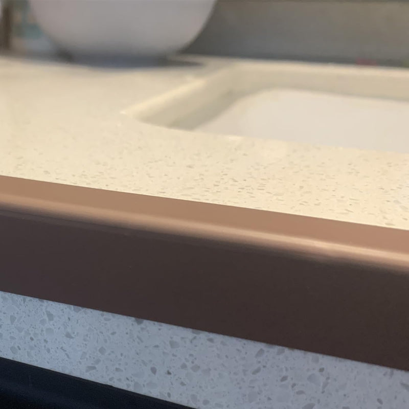 3 Rolls Self-Adhesive Caulk Tape - Waterproof Peel and Stick Sealing Strip (1.5"x10.5 Ft, Brown) for Bathtub, Shower, Sink, Toilet Edge Protector & Kitchen Countertop - No Mess Alternative to Caulking Brown 3 pcs( 1.5"x10.5 Ft x3pcs)