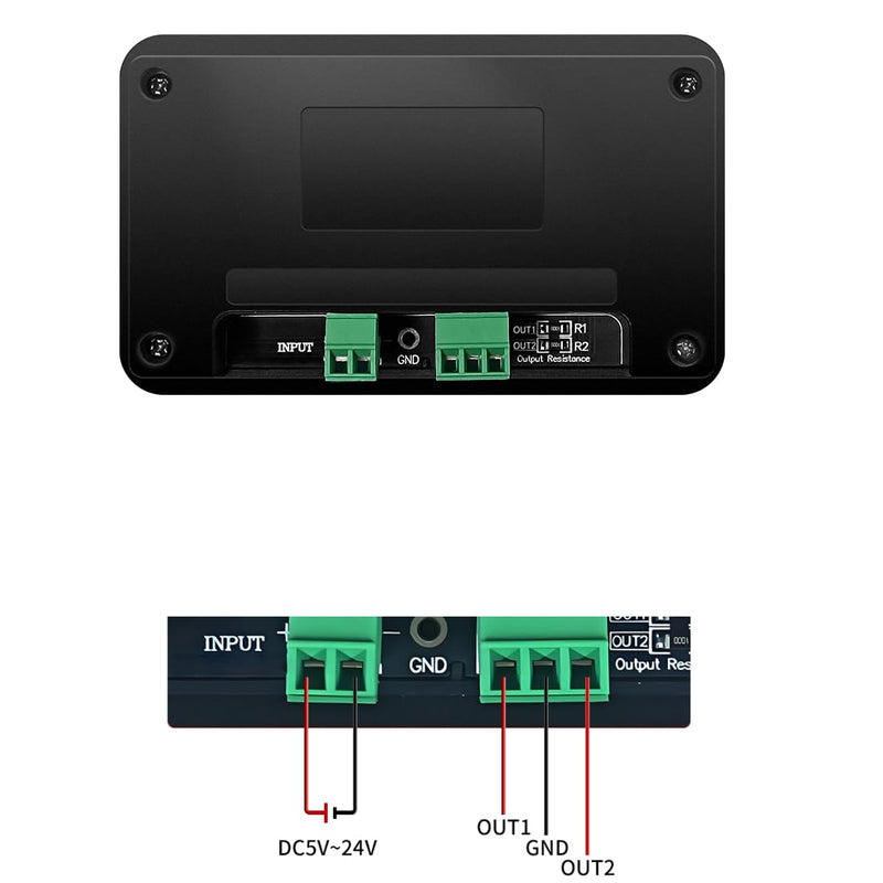 [Australia - AusPower] - Dual-Channel Signal Generator, DC 5-24V 4-20ma Frequency Function Generator 1HZ~100KHZ PWM Pulse Frequency Duty Cycle phasing Motor Driver Speed Controller Adjustable 