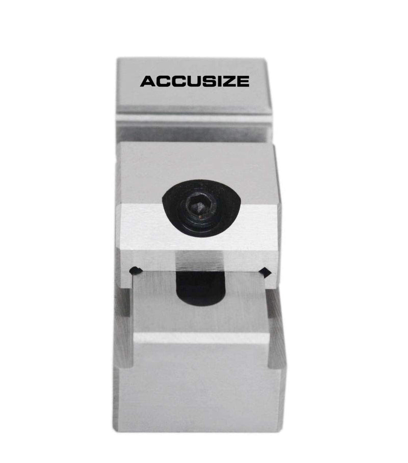 Accusize Industrial Tools 1''/25 mm Mini Precision Toolmakers Insert Vise, 3541-0050 | 15/16 in Jaw Width, 1/2 in Opening, 0.0002 in Squareness, 0.005 mm/100 mm Parallelism, 3541-0050