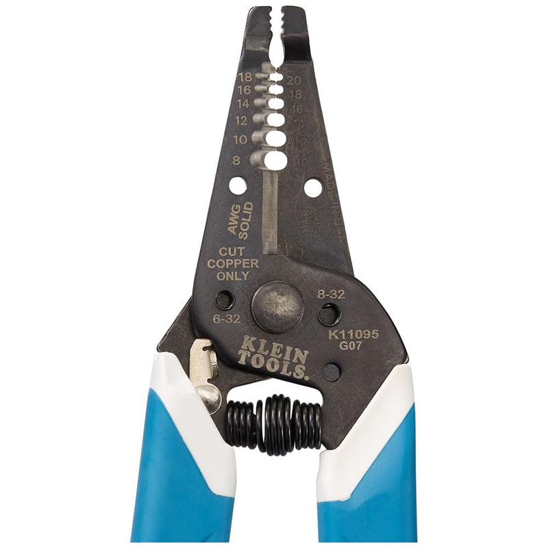 [Australia - AusPower] - Klein Tools K11095 Klein-Kurve Wire Stripper and Cutter, for 8-18 AWG Solid and 10-20 AWG Stranded Wire 