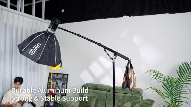 ULANZI TH09 52.7" Camera Boom Arm Light Stand Tripod Extension Bar
