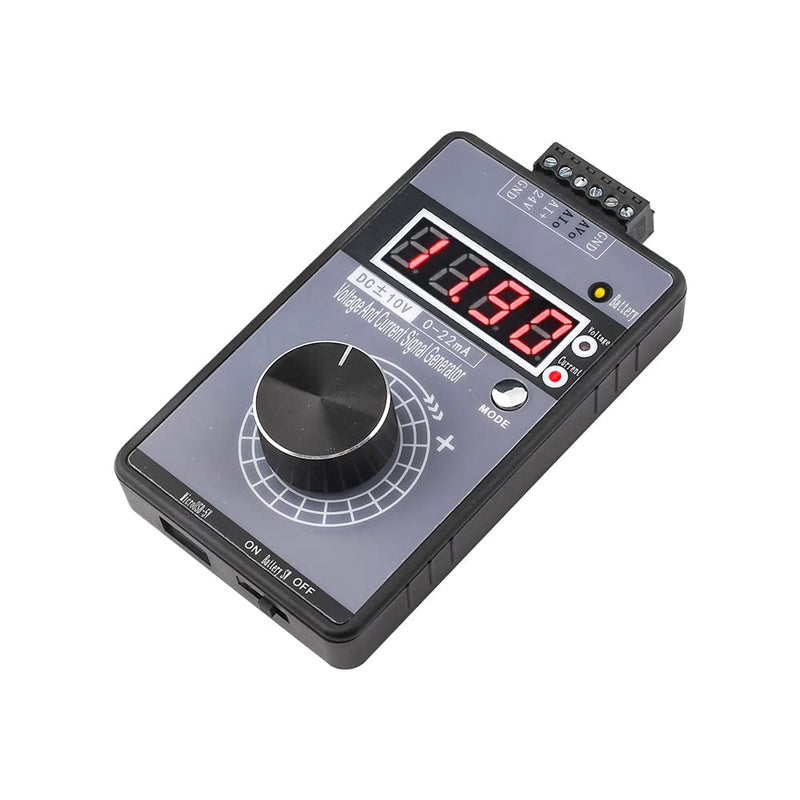 [Australia - AusPower] - Fasizi Handheld with High Precision, Positive and Negative, Voltage 0-10V 5V + Current 0-4-20mA Signal Generator Calibrator Analog Source 