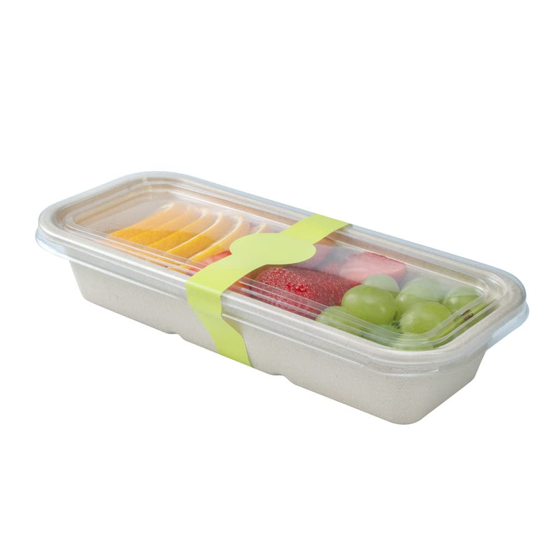 Restaurantware RW Base 12 x 1.5 Inch Packaging Bands 100 Self-Adhering Belly Bands - Disposable Strong Green Paper Label Stickers For Packaging Supplies Keeps Take Out Containers Sealed Eco Green 12 inches x 1.5 inches