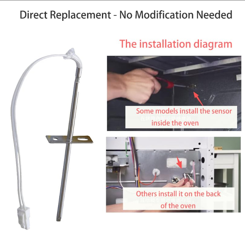[Australia - AusPower] - 316217002 Oven Temperature Sensor Probe Replaces AP3363354 1015027 316111201 316111203 318087600 Oven Sensor 316217002 